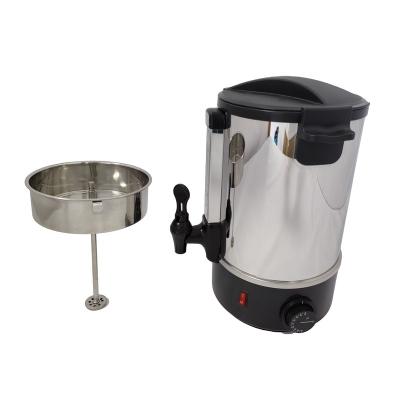 China Keep Hot Temperature Control Coffee Urn Bucket 10L Stainless Steel Mug Commercial Wholesale Electric Coffee Urn for sale