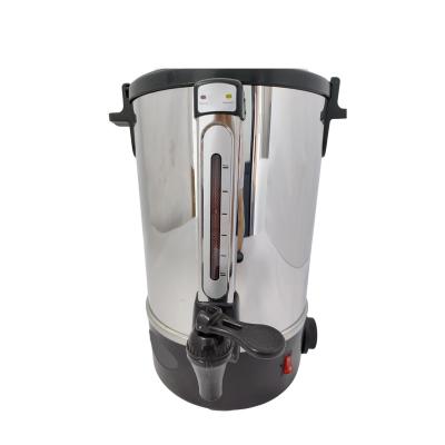 China Keep Hot Factory Supply Stainless Steel 35L Commercial Electric Hot Water Boiler Coffee Urn With Faucet for sale