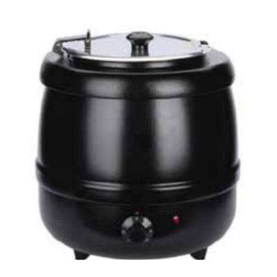 China Keep Warm Buffet Equipment Customized Keep Warm Electric Heating Soup Kettle 10L Black Heat Soup Warmer for sale