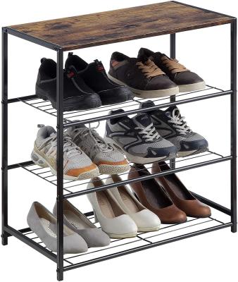 China Modern three-tier shelf shelf living room entrance table hallway shoe rack for sale