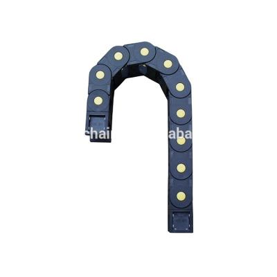 China Plastic Machine Tools Accessories Power Cable Drag Chain For CNC Machine for sale