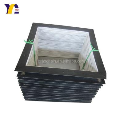 China Factory PVC Dust Proof Plastic Nylon Bellow Cover For Machine for sale