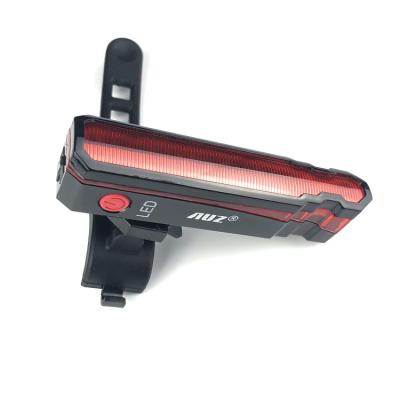 China AUZ USB Rechargeable Bicycle Rear Light Bike Tail Light With Laser Bicycle Rear Light for sale