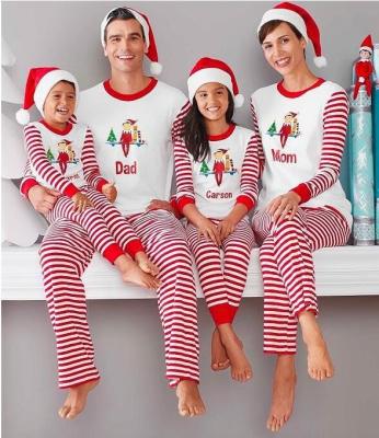 China 2020 New Autumn And Winter New Christmas Pajamas Parent-child Breathable Clothing Home Use Pijamas Two-piece Set for sale