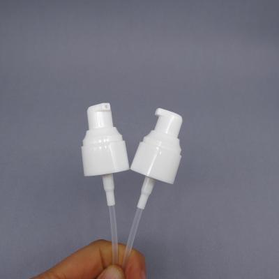 Chine 20mm plastic pump half cover PP cream body eye lotion cover powder pump à vendre