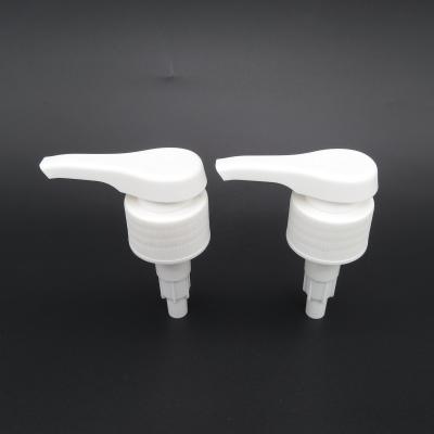 中国 28/410 Plastic PP Liquid Soap Lotion Pumps Hand Washing White Lotion Pump Dispenser 販売のため