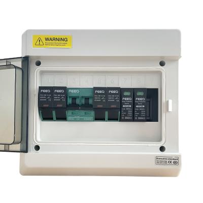 China FEEO PV Solar System Sun Power System Junction 500V-1000C Safe Combination Lock Box Outdoor DC Combiner Box for sale