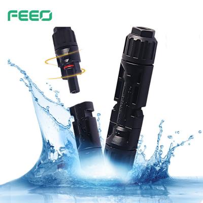 China FEEO Power Solar Connector FC4 1000VDC IP67 Waterproof Connect to Solar Panel PPO Material with CE&TUV Certificates for sale