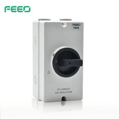 China 80 FEEO FDIS-2 Without Solar DC Isolator Switch IP66 Connector Solar Din-Rail Waterproof Rating for sale