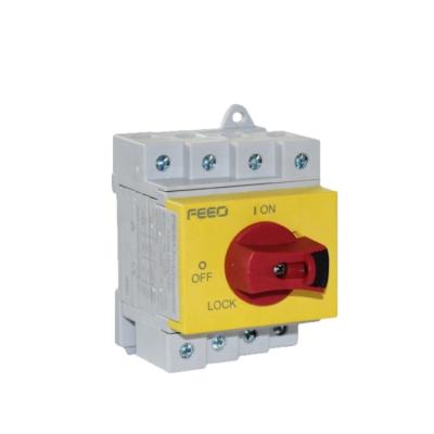 China 80A FEEO FDIS-NHA32 2P 32A 1000V DC Solar Isolator Switch With TUV Certificate for sale