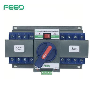 China Dual Power AC ATS Single Phase 3 Phase Automatic Transfer Switch Workable For Automatic And Manual for sale