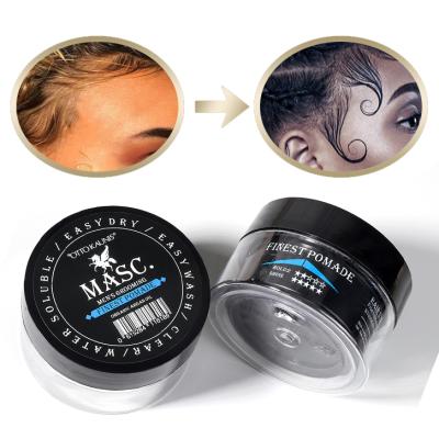 China Organic Private Label Strong Hold Hair Styling Convenient Use High Shine Hair Pomade for sale