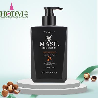 China OEM ODM Private Label Body Care Natural Sulfate Free Argan Oil Mens Sports Body Wash for sale