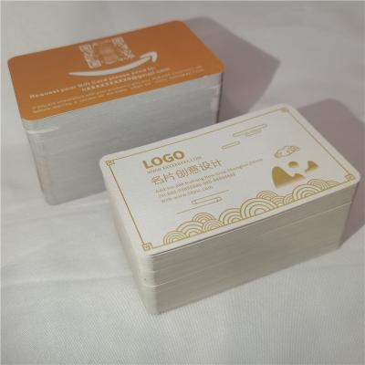 China Factory custom promotional frosted business transparent pvc business card wedding card / thank you card for sale