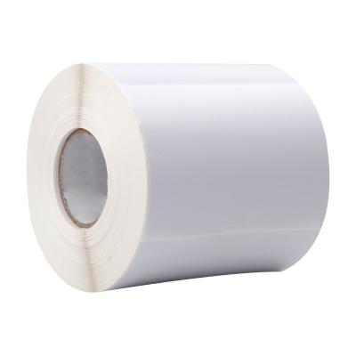 China customized sticker roll logo label Blank Self Adhesive Art Coated Label Thermal Transfer Label Paper Roll Te koop