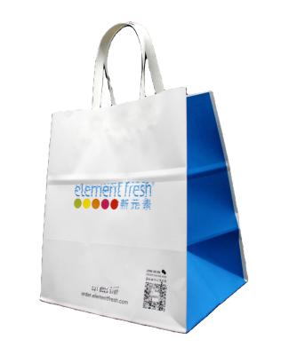 중국 Durable Using Various Handle Paper Bags Foldable Fashionable Recycled Paper Shopping Bags Varnishing Gift Bag 판매용