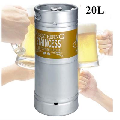 China Stainless Steel 20L Mini Beer Keg Growler for Beer or Wine - Home Brew Beer Shaker Keg for sale