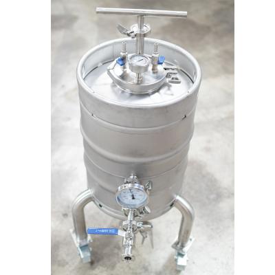 China Beer cooling jacket for brewing machine beer keg yeast keg for sale