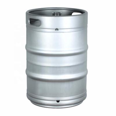 China US 1/2 Barrel Beer Maker Full Size 60L Stainless Steel Beer Kegs/SUS304 Stackable Beer Keg/Half Barrel Kegs With Spear for sale