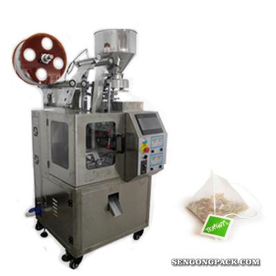 China C20 White Food Triangle Tea Bagging Machine , Tea Sealing Machine for sale