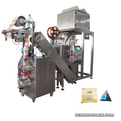 China C21DX food seal corn fiber ultrasonic pouch packing machine for tea, automatic tea bag packaging machine for sale