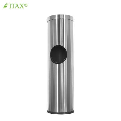 China Modern Toilet Public Hotel Airport 2 In 1 Stainless Steel Hand Roll Paper Towel Dispenser With Trash Can for sale