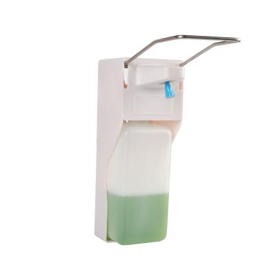 China Modern Wholesale 1000ML Wall Mounted Hospital Elbow Sanitizer Soap Dispenser for sale