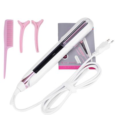 China Household USB Small Permanent Cream Flat Iron Hair Straightener for sale