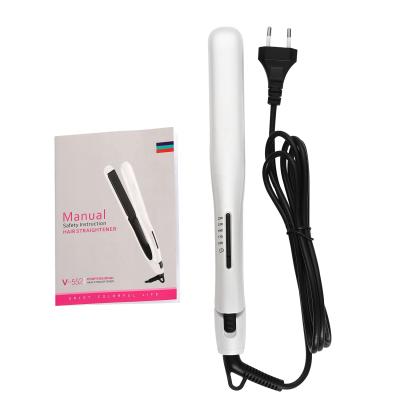 China Household Professional Pencil Iron Hair Cream Bouncing Flat Straightener for sale