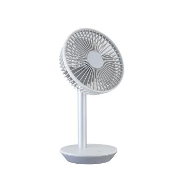 China Widely Used Car Home USB Rechargeable 3 Blade Air Cooler Adjustable Vertical Stand Fan for sale