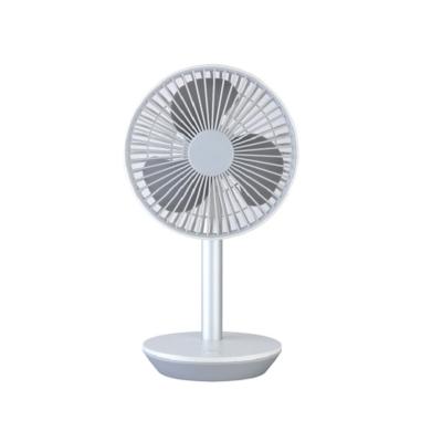 China Overcharge Protection Zhongshan Table Fan USB Desktop DC Cooling Stand Rechargeable Fan for sale