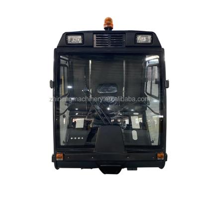 China Municipal Works Automatic Custom Design Garbage Dumping Sweeping Machine Booth for sale