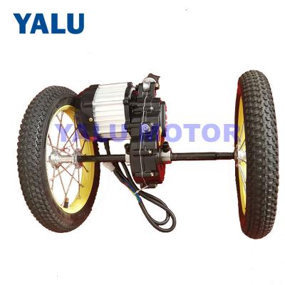 China Factory Direct Sale New Design BLDC Lightweight Rickshaw Dual Sliding E.V./E-bike Tricycle Rickshaw DIY Brushless DC Motor for sale