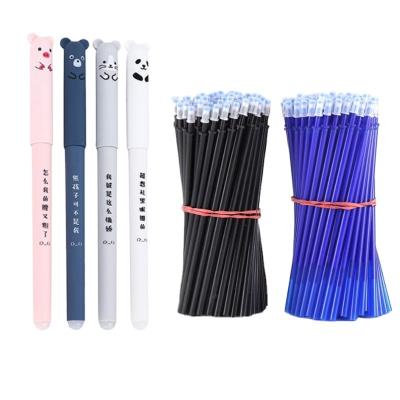 China As Picture 25pcs/set Erasable Gel Pen Refills Rod 0.5mm Washable for School Pen Writing Tools Kawaii Stationery for sale