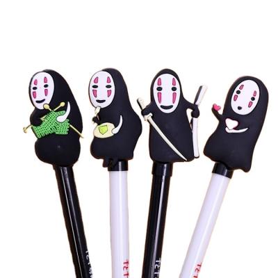 China Normal Cute Neutral Creative Cartoon Pen Anime Gel Stationery Faceless Man Writing Supplies School Tools Wholesale for sale