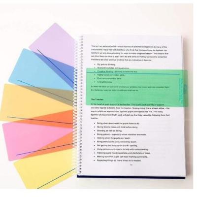 China Education 8 Pcs Study Officer Reading Guide Acme Tapes Marker School Tracking Auxiliary Rules Children for sale