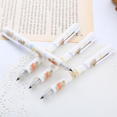 China Hot Selling Cute Children's Automatic Pencils Eternal Pencils Without Cutting Drawing With Erasers for sale