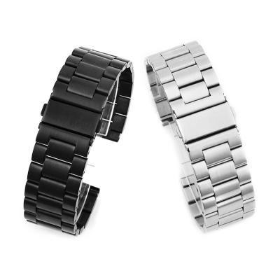 China Stainless Steel Metal Watch Band Stainless Steel Bracelet Strap For Universal Normal Watch Strap For Regular Watche for sale