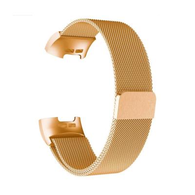 China Shenzhen Factory Stainless Steel Buckle Load 3 Replacement Custom Milanese Straps For Fitbit Watch Band Belt for sale