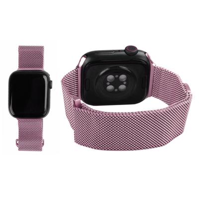 China Stainless Steel Buckle Strong Magnetic Armor Sublimation Luxury Apple Watch Band Strap for sale