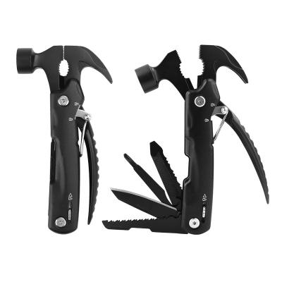 China Multi Tool Hammer Hammer Multitool Gift for Men Survival Hammer Multi Tool 12 in 1 Storage Stuffer Gift for Men Mini Multitool Survival Gear for sale