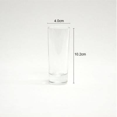 China CLASSIC Old Fashioned 60ml 2oz Shot Glass Wedding Gift Customized Clear Mini Glass for sale