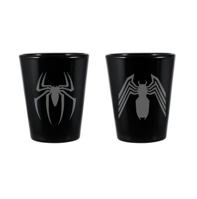 China 50ml Modern Custom Printing Cheap Black Shot Glasses for sale