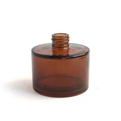 China High Quality Fancy Glass Cylinder Bottles 100 Ml Cylinder Glass Amber Diffuser Bottle for sale