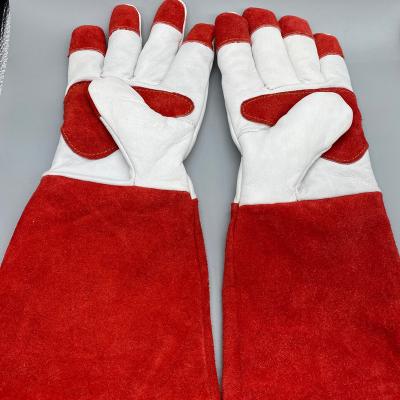 China Construction MIG Welding Leather Gloves for sale