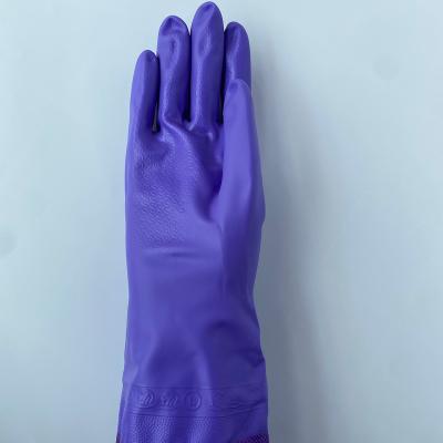 China Cleaning ; Housework ; Kitchen ; Long Cuff Waterproof Cold Weather PVC Household Gardening Gloves for sale