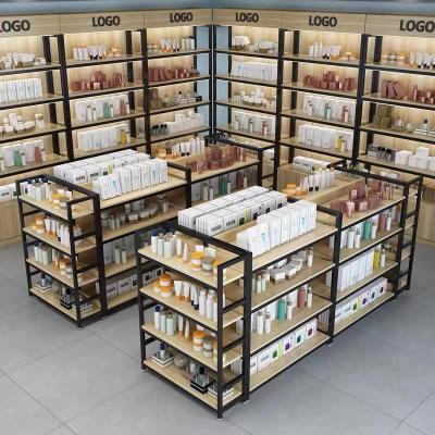 China Popular Nakajima Cabinet Display Stand Supermarket Cosmetic Retail Display Cabinet for sale