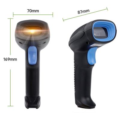 China Snel scannen pistool Auto Sense Draagbare USB 1D 2D laser barcode reader Te koop