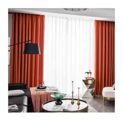 China Blackout New Luxury Linen Textured Drapes Blackout Curtains For The Living Room Bedroom Home for sale