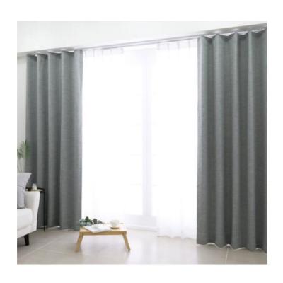 China Blackout New Luxury Linen Textured Drapes Blackout Curtains For The Living Room Bedroom Home for sale